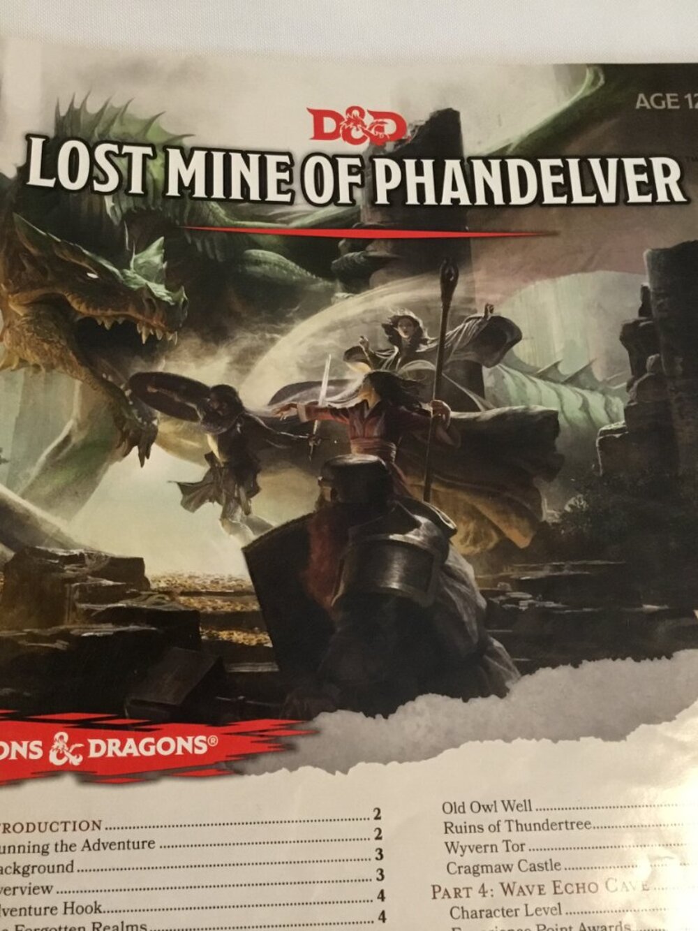 Dungeons And Dragons D&D Lost Mine of Phandelver Adventure Quest Book Campaign